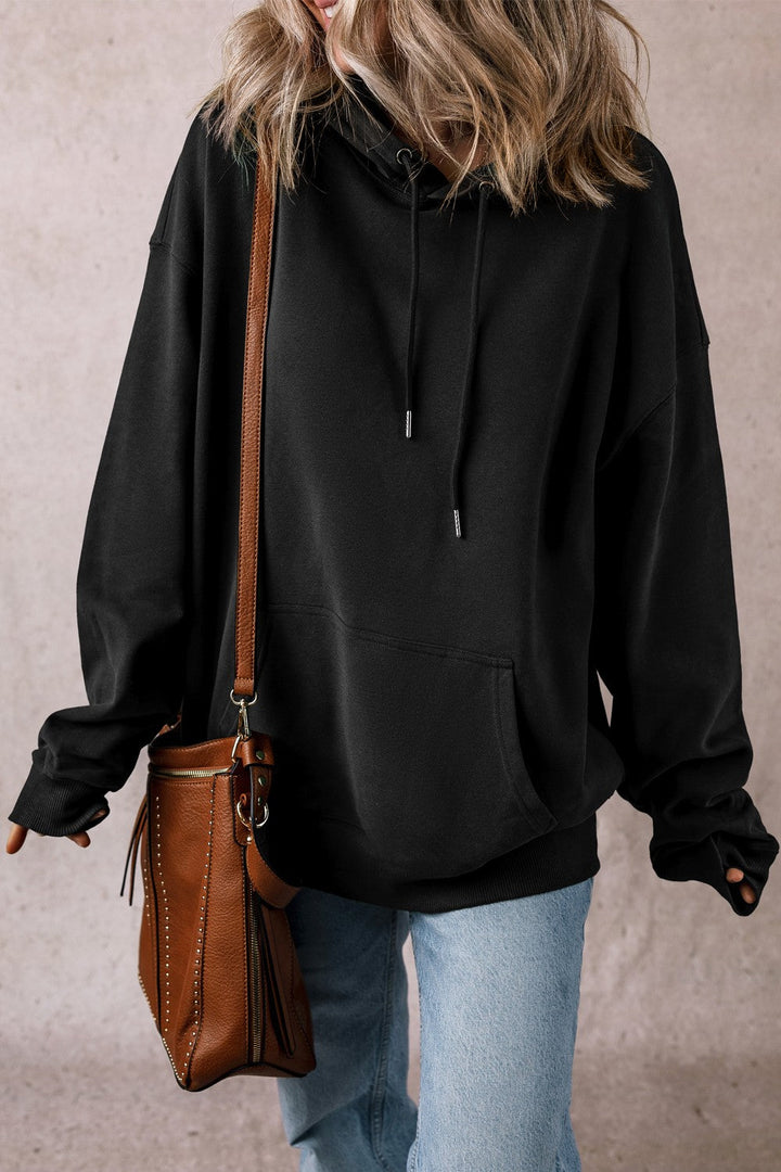 Stilla | Sweatshirt Med Lange Ærmer, Snøre og Lommer