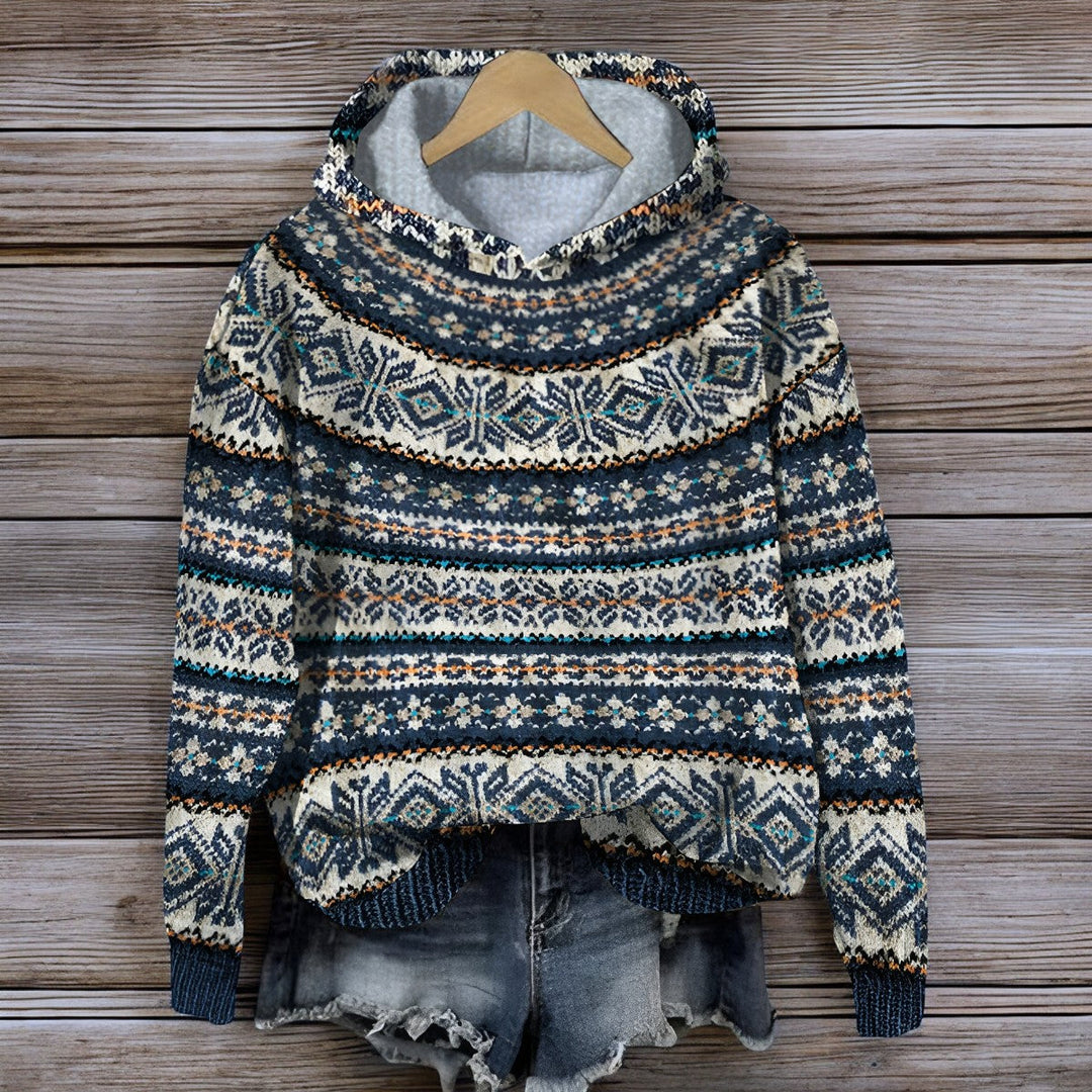 Stilla | Islandska strik hoodie