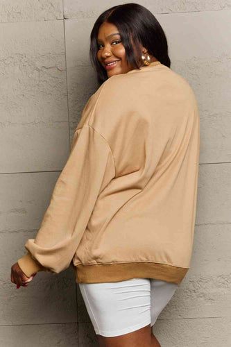Stilla | Love Full Size Glædelig Jul Grafisk Sweatshirt