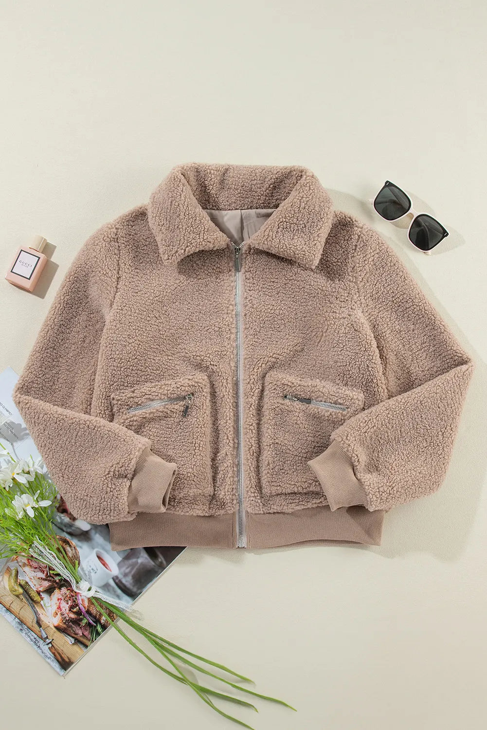 Stilla | Langærmet Fleece Zip Jakke