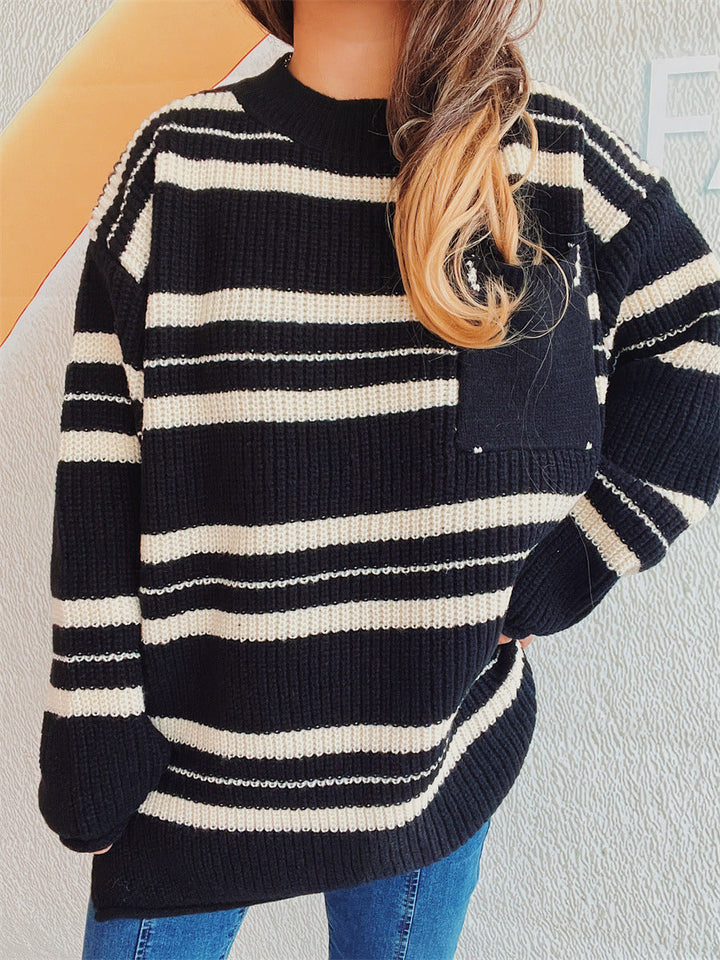 Stilla | Stribet pullover med lange ærmer og behagelig pasform