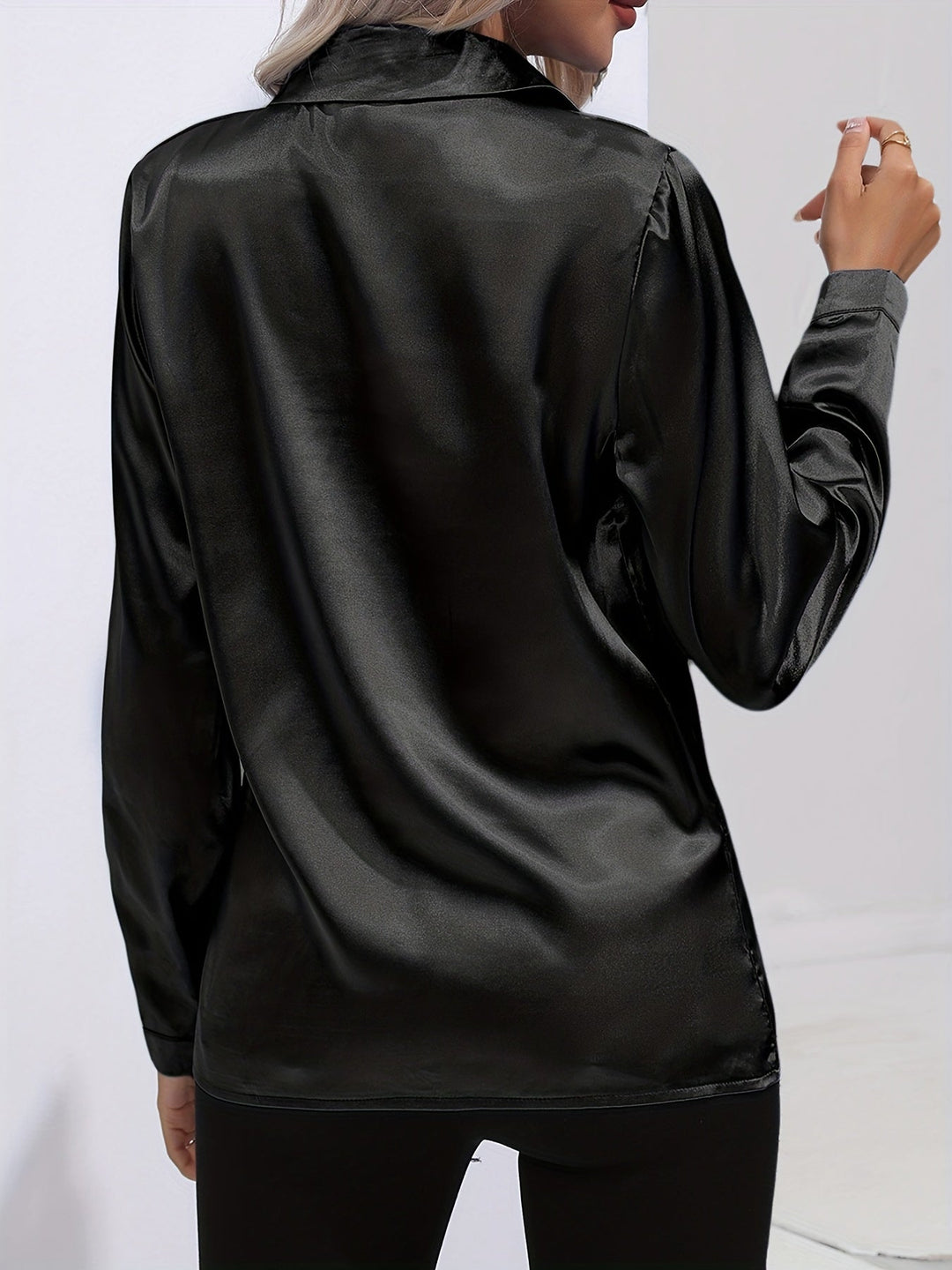 Stilla | Elegante Satin Bluse
