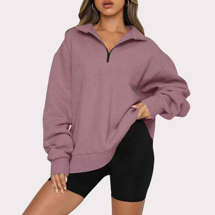 Stilla | Zip-Jumper Læssig Moderne Stil Ideel til vinteren