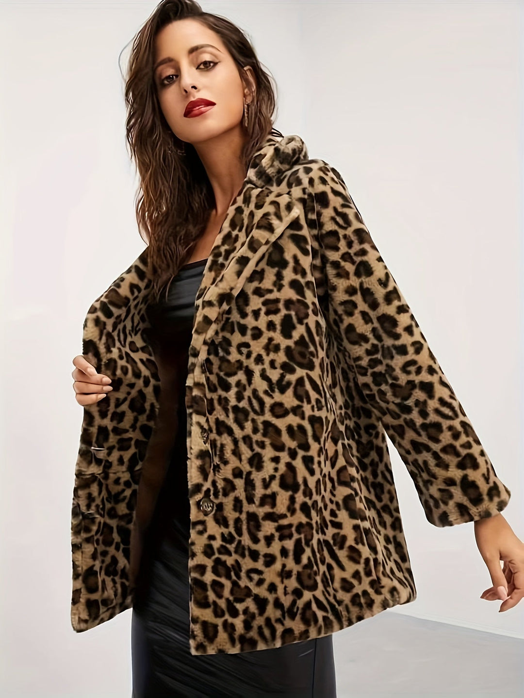 Stilla | Blød Jakke Med Leopardprint