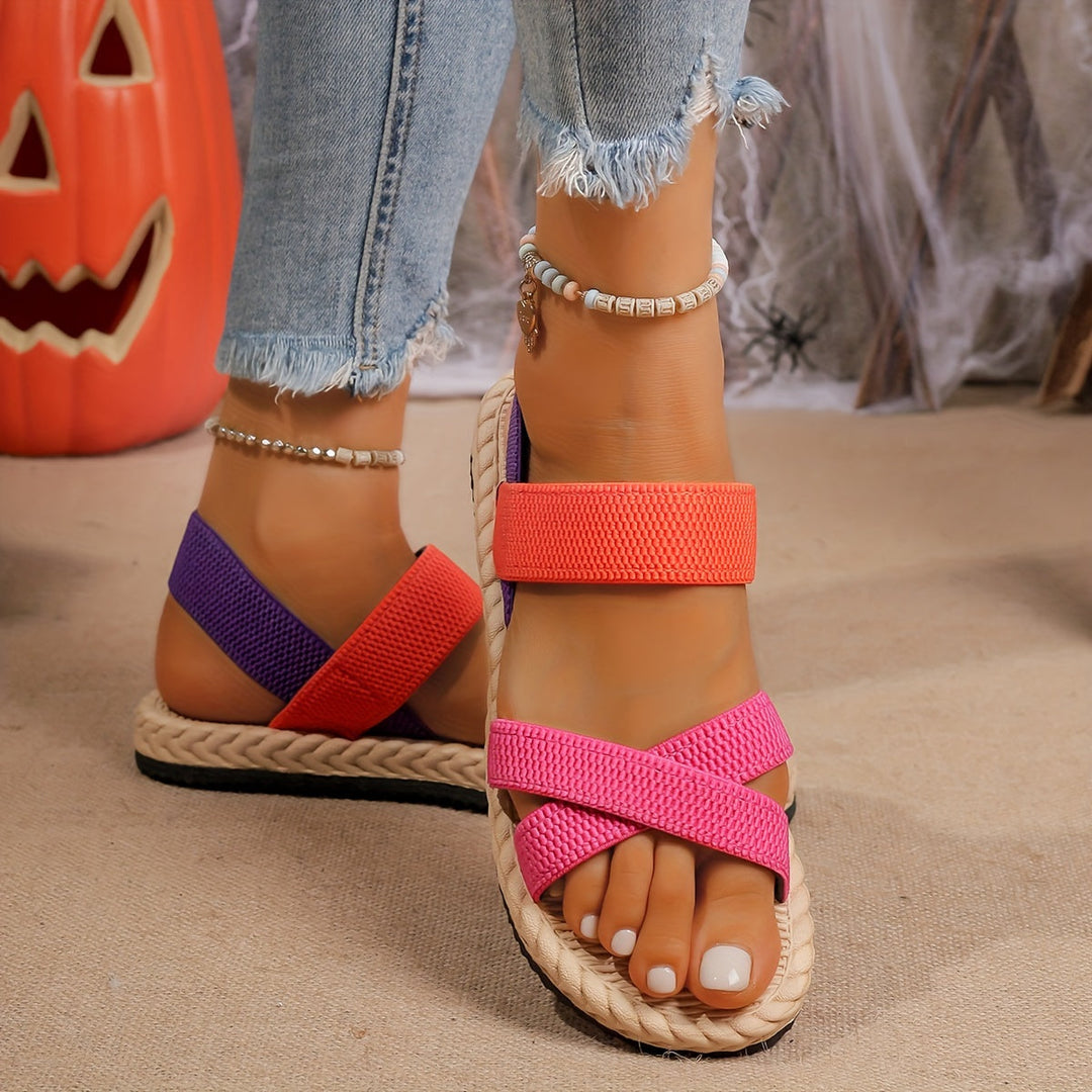 Stilla | Dame Lette Sandaler Med Krydsparti