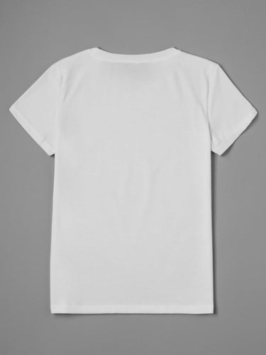 Stilla | Sommer T-Shirt Polyester Med Korte Ærmer Og Print Mexico