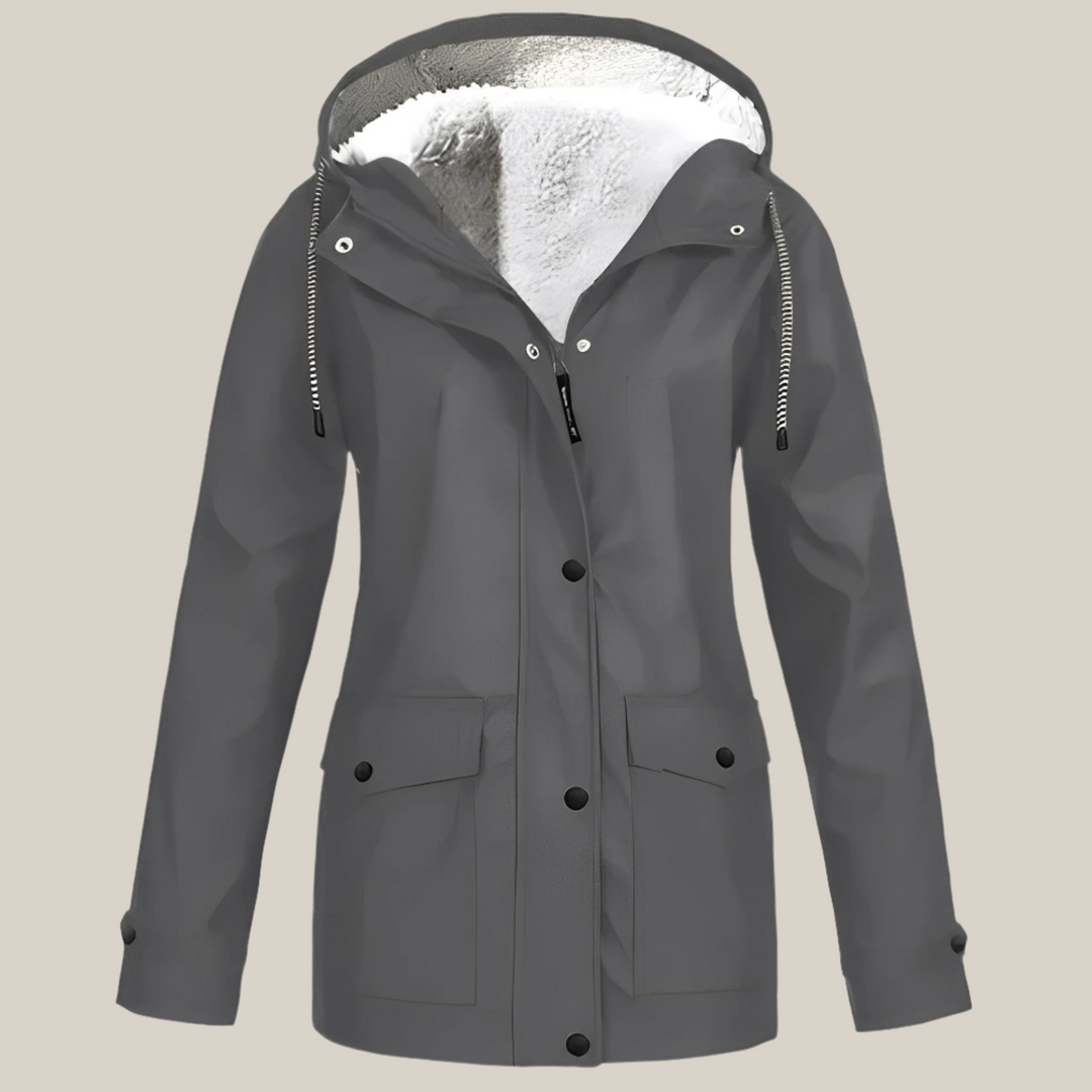 Stilla | Polstret outdoor-regnfrakke