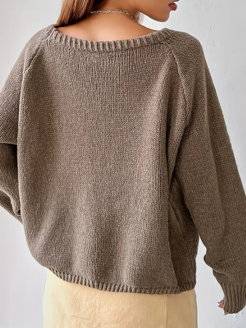 Stilla | Pullover med skulderfrie ærmer