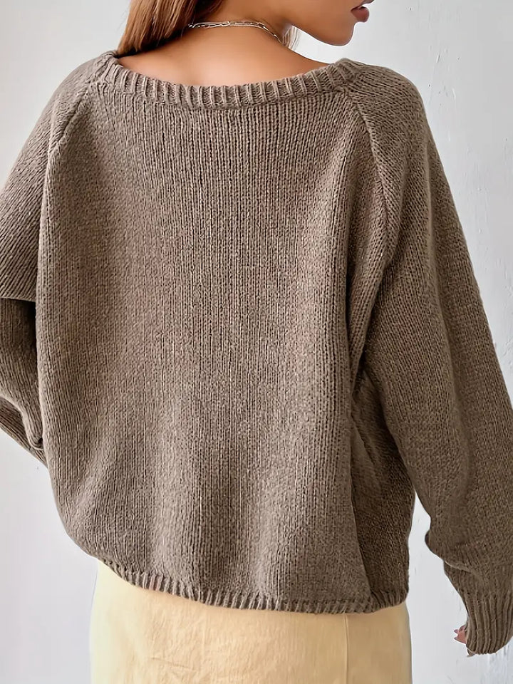 Stilla | Pullover med skulderfrie ærmer
