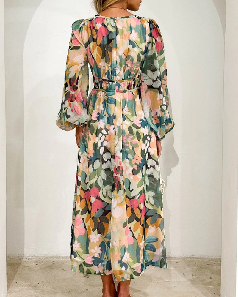 Stilla | Boho Blomster Max Kjole