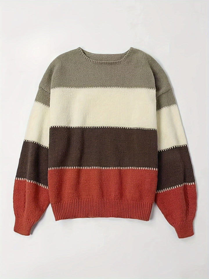 Stilla | Farveblok sweatshirt