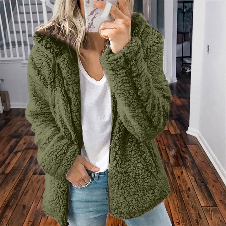 Stilla | Teddy-stil fleece-hoodie-kappe