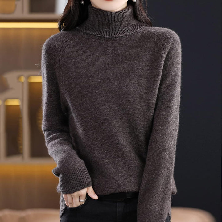 Stilla | Ribbet Rullekrave Sweater
