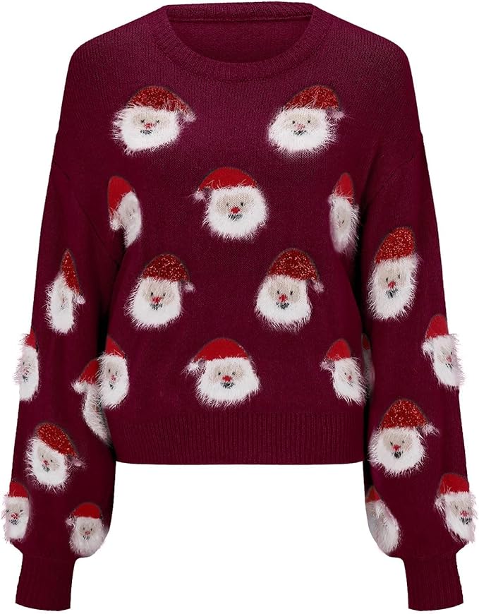 Stilla | Oversized julesweater med julemand motiv