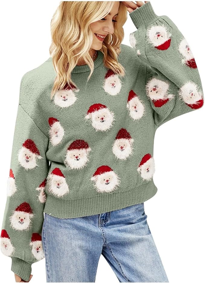 Stilla | Oversized julesweater med julemand motiv