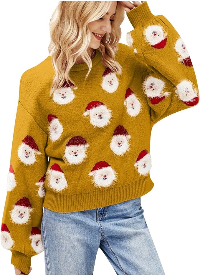 Stilla | Oversized julesweater med julemand motiv