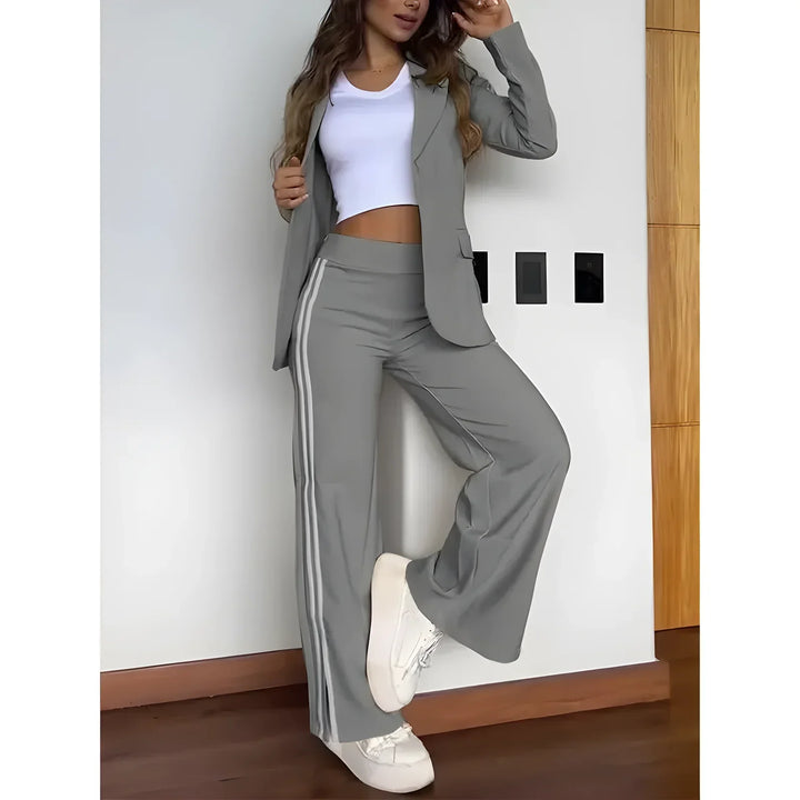 Stilla | Ensemble Blazer Og Løs Bukser