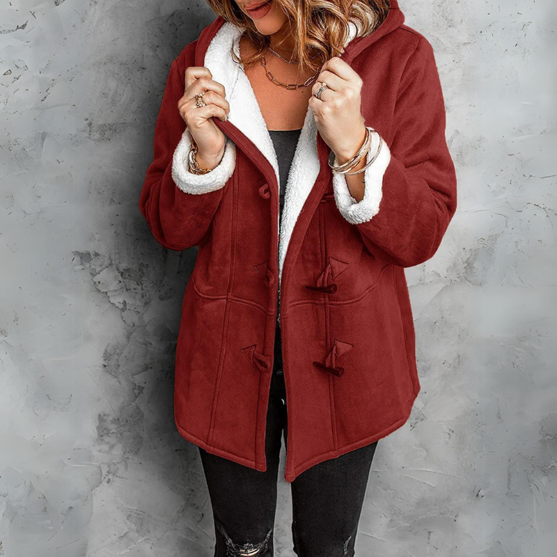 Stilla | Wendbarer Fleece-mantel Mit Kapuze