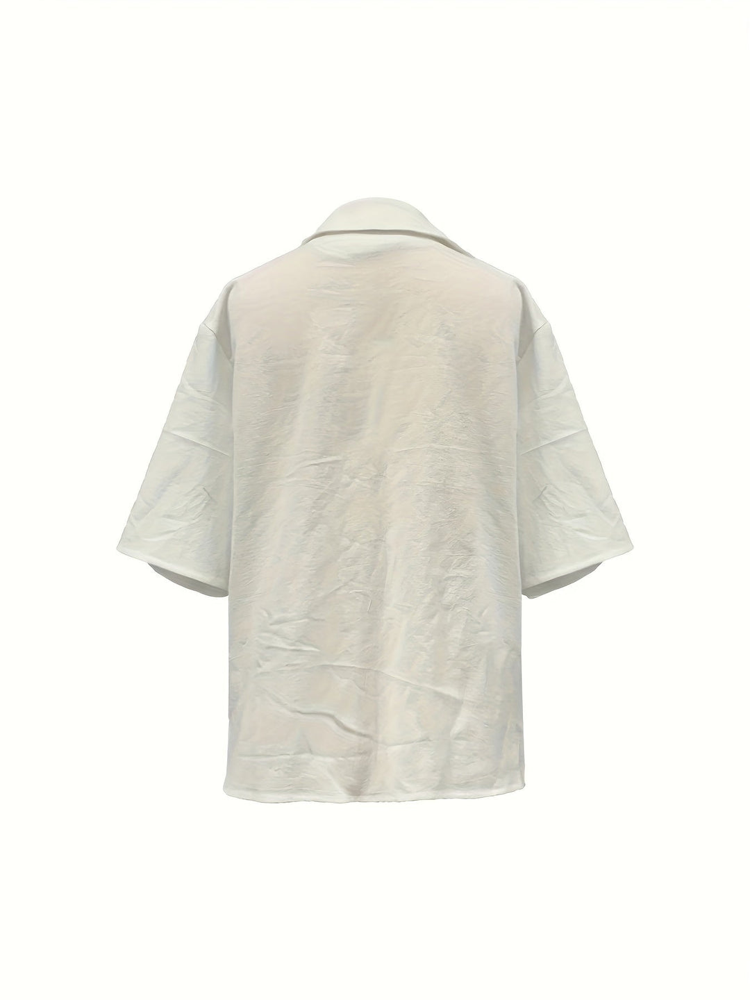 Stilla | Linned Bluse Med Spidsudskæring