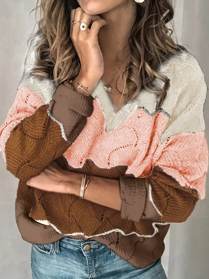 Stilla | Læderpullover med elegant præg