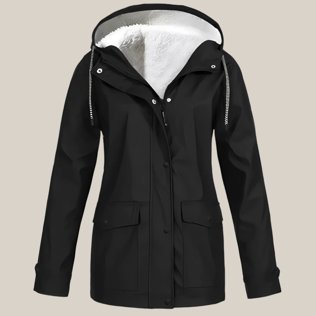 Stilla | Polstret outdoor-regnfrakke