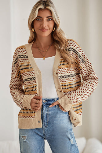 Stilla | Geometrisk, Elegant og Chic Strikjakke