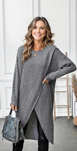 Stilla | Einfarbiger, Bequemer Pullover Mit Rundhalsausschnitt