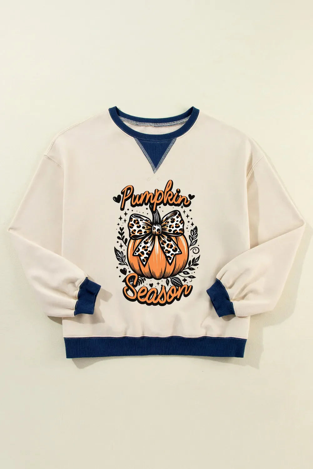 Stilla | Langærmet Sweatshirt med Græskar grafik