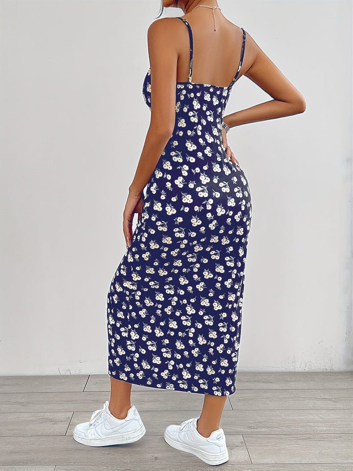 Stilla | Kjole Med Blomsterprint Og Stropper