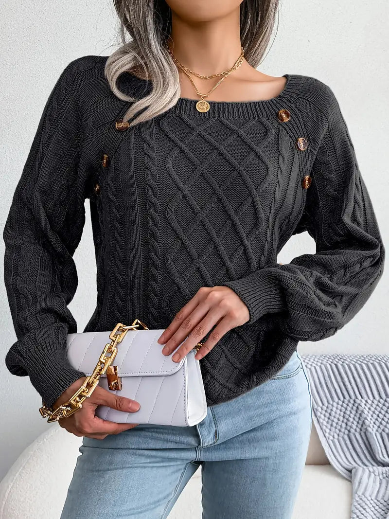 Stilla | Elegant striktrøje til den