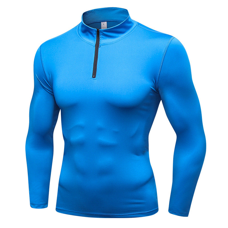 Herre Funktions-langærmet skjorte med half zip og fugtregulerende materiale Stilla