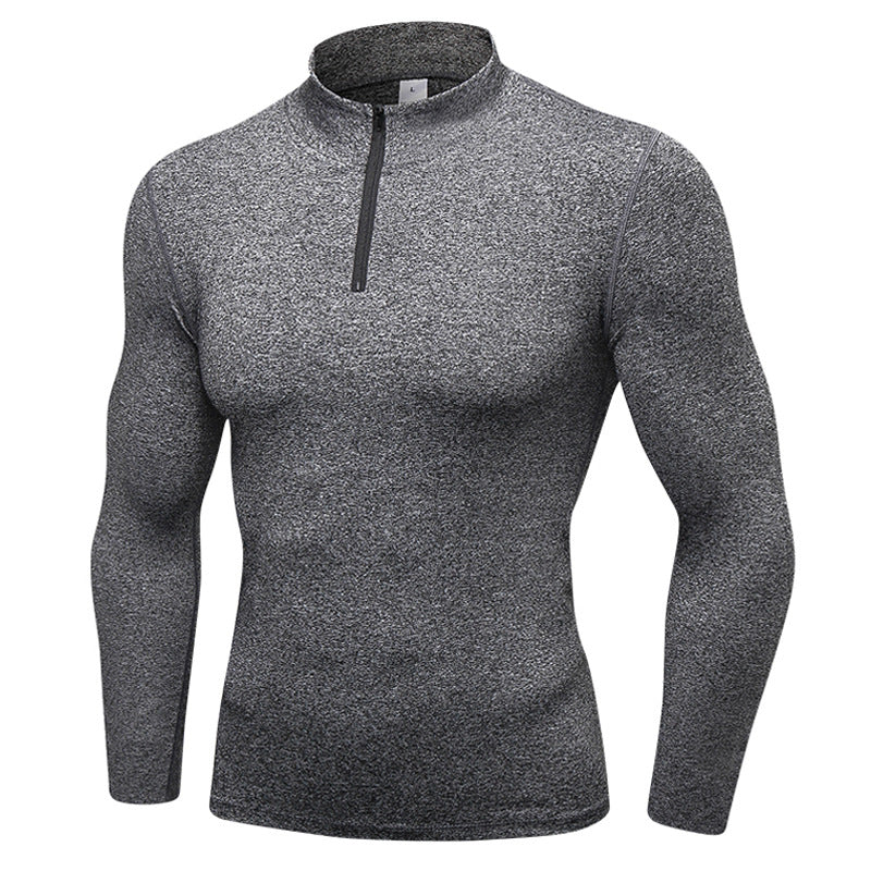 Herre Funktions-langærmet skjorte med half zip og fugtregulerende materiale Stilla