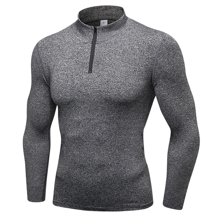 Herre Funktions-langærmet skjorte med half zip og fugtregulerende materiale Stilla