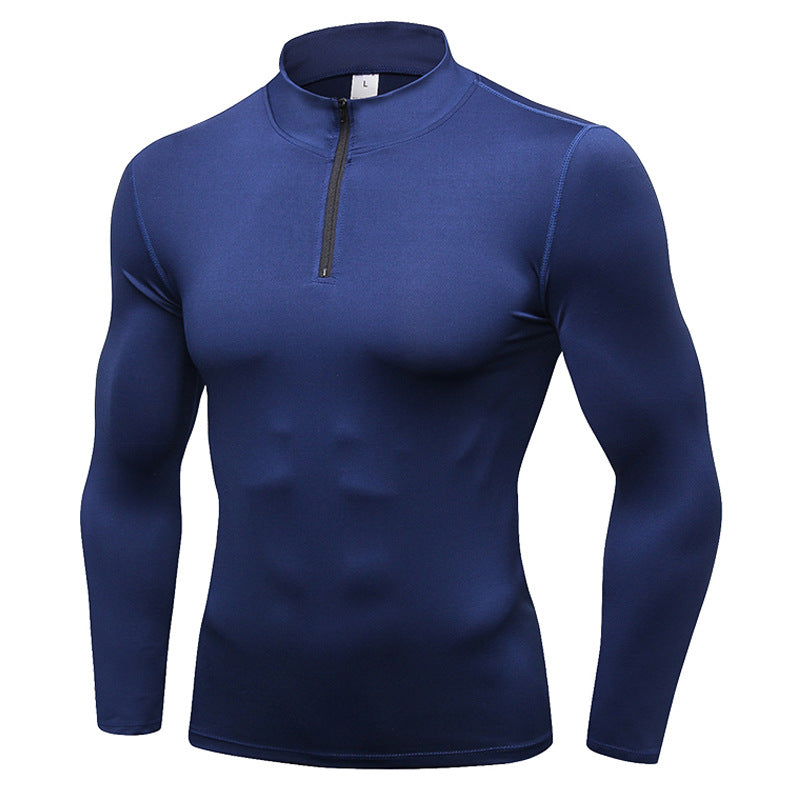 Herre Funktions-langærmet skjorte med half zip og fugtregulerende materiale Stilla
