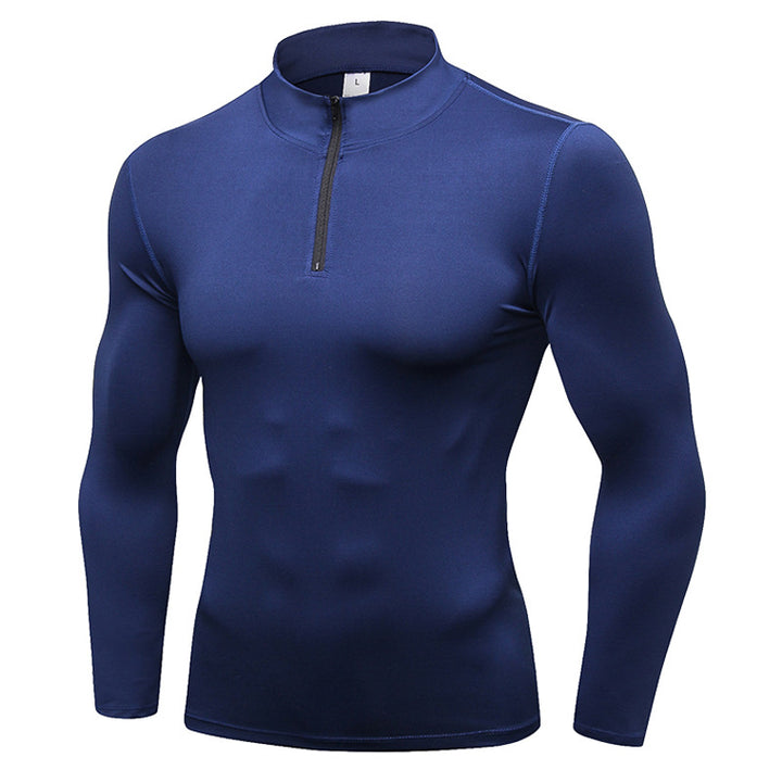 Herre Funktions-langærmet skjorte med half zip og fugtregulerende materiale Stilla