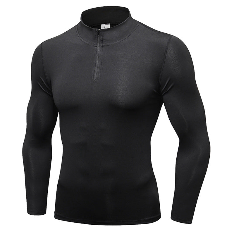Herre Funktions-langærmet skjorte med half zip og fugtregulerende materiale Stilla