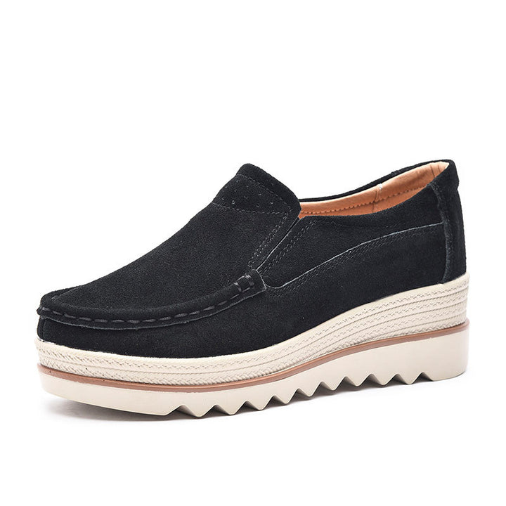 Dame Stilfulde Sueskinds Slip-on Fritids Sko Stilla