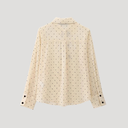 Stilla | Polka Dot Butterfly Blouse