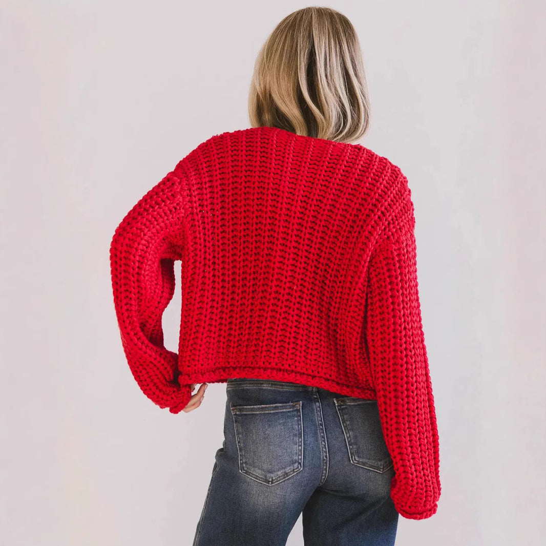 Stilla | Cozy Chic Kvinders Cardigan med Knapper og Lommer
