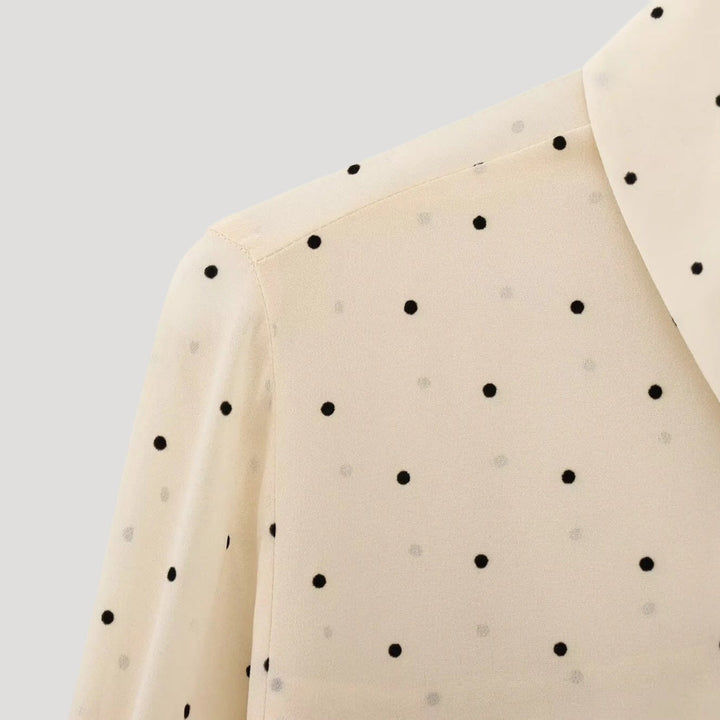 Stilla | Polka Dot Butterfly Blouse