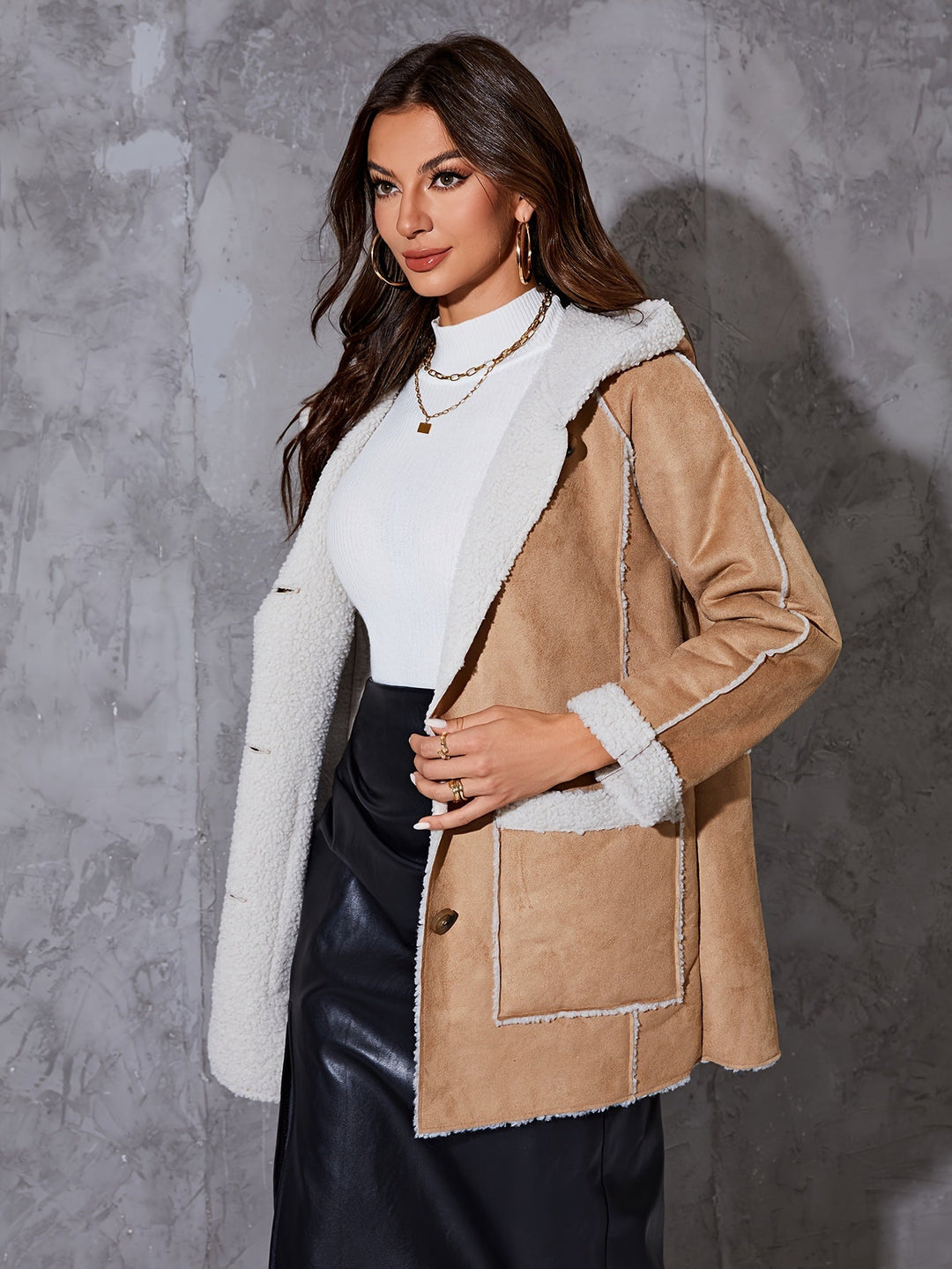 Stilla | Beige farvet dunjakke