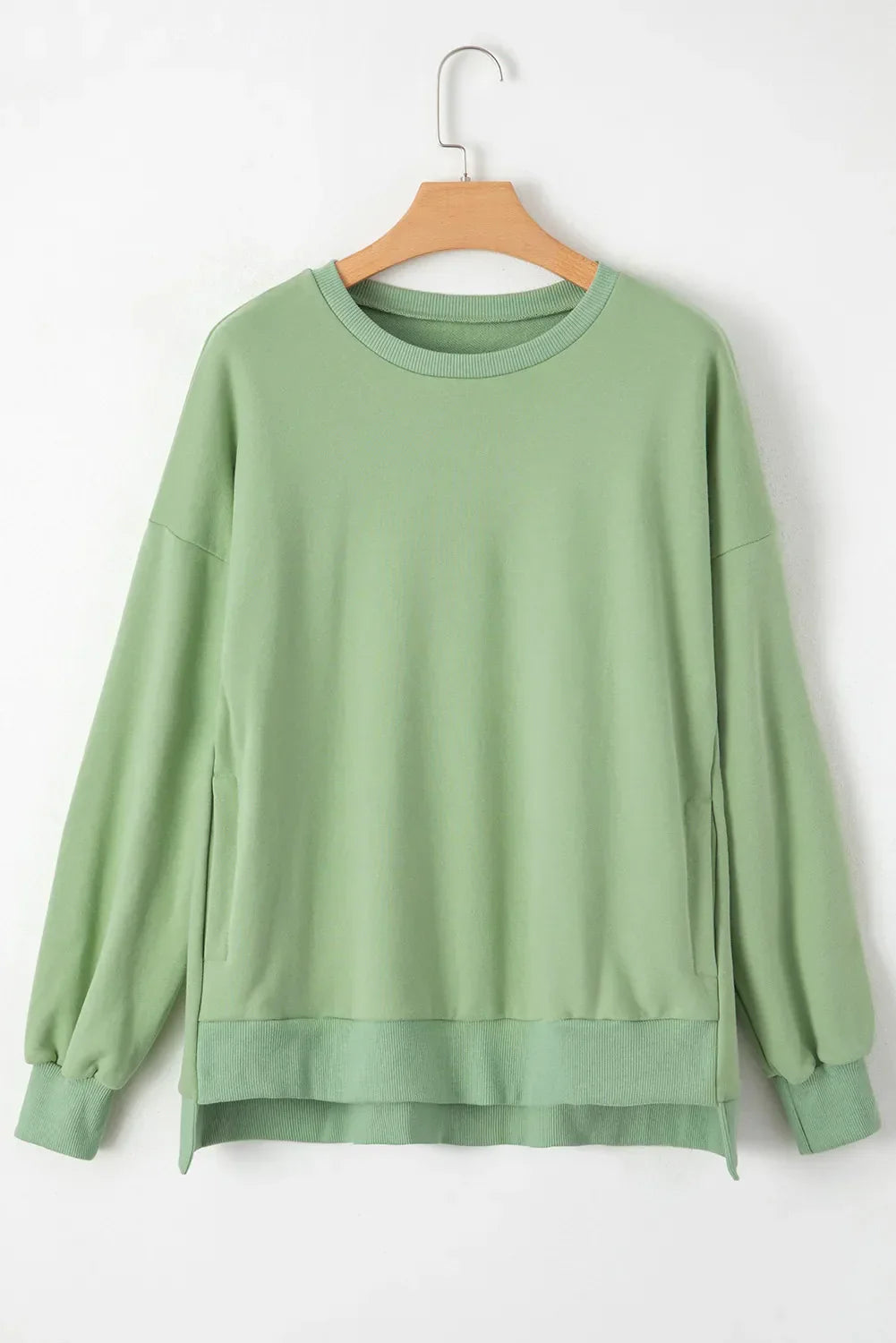 Stilla | Sweatshirt med Rund Halsaussnit og Lange Ærmer