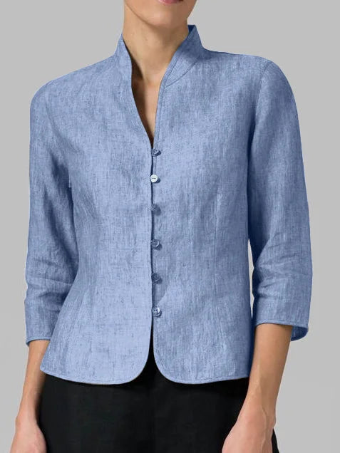 Stilla | Bluse Højkrave Kvinders Bluse