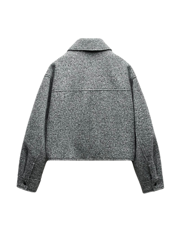 Stilla | Stil Bouclé Grå Jakke