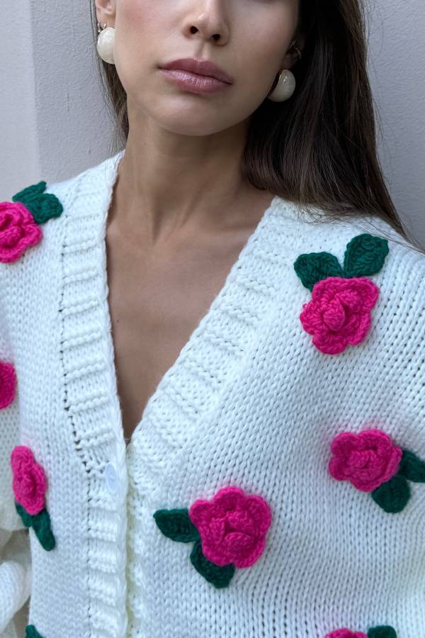 Stilla | Selena Rose Strikjakke