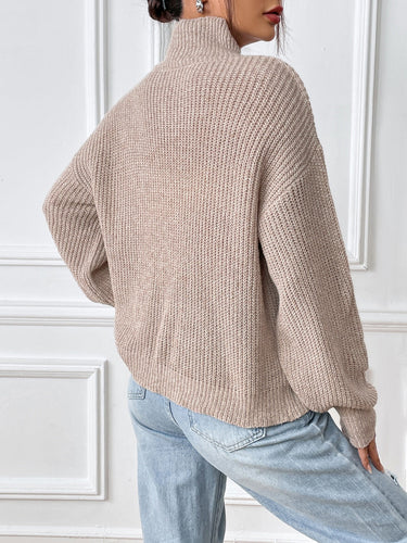 Stilla | Pullover med Rullekrave og Lange Ærmer