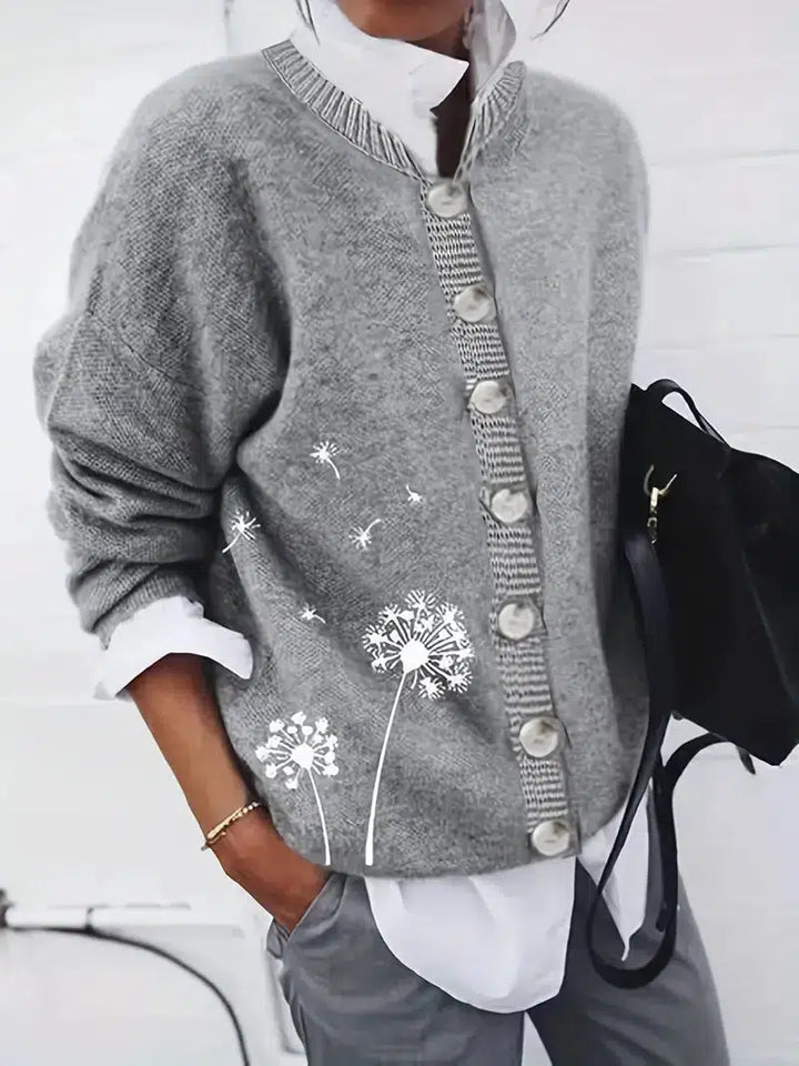 Stilla | Pullover Med Løvetandtryk