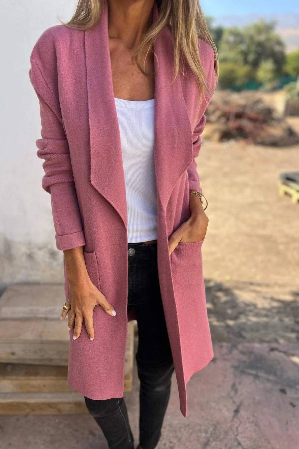 Stilla | mellemlang Cardigan-jakke