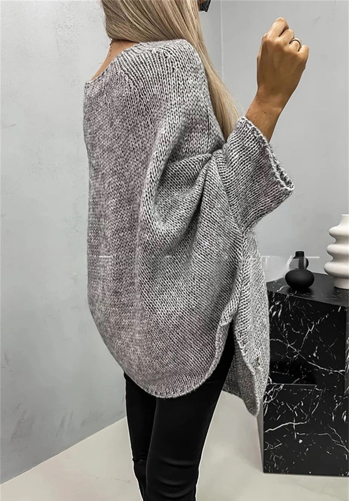 Stilla | Størrelse plus og Cozy Strik Pullover til Kvinder