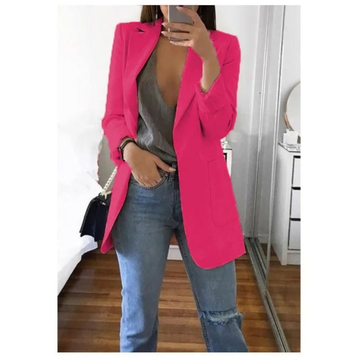Stilla | Dame Blazer Lang Khaki